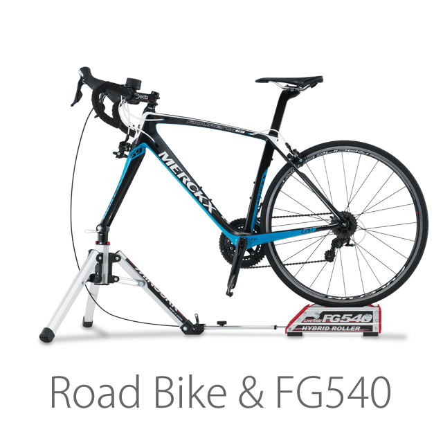 Road bike & FG540 HYBRID ROLLER