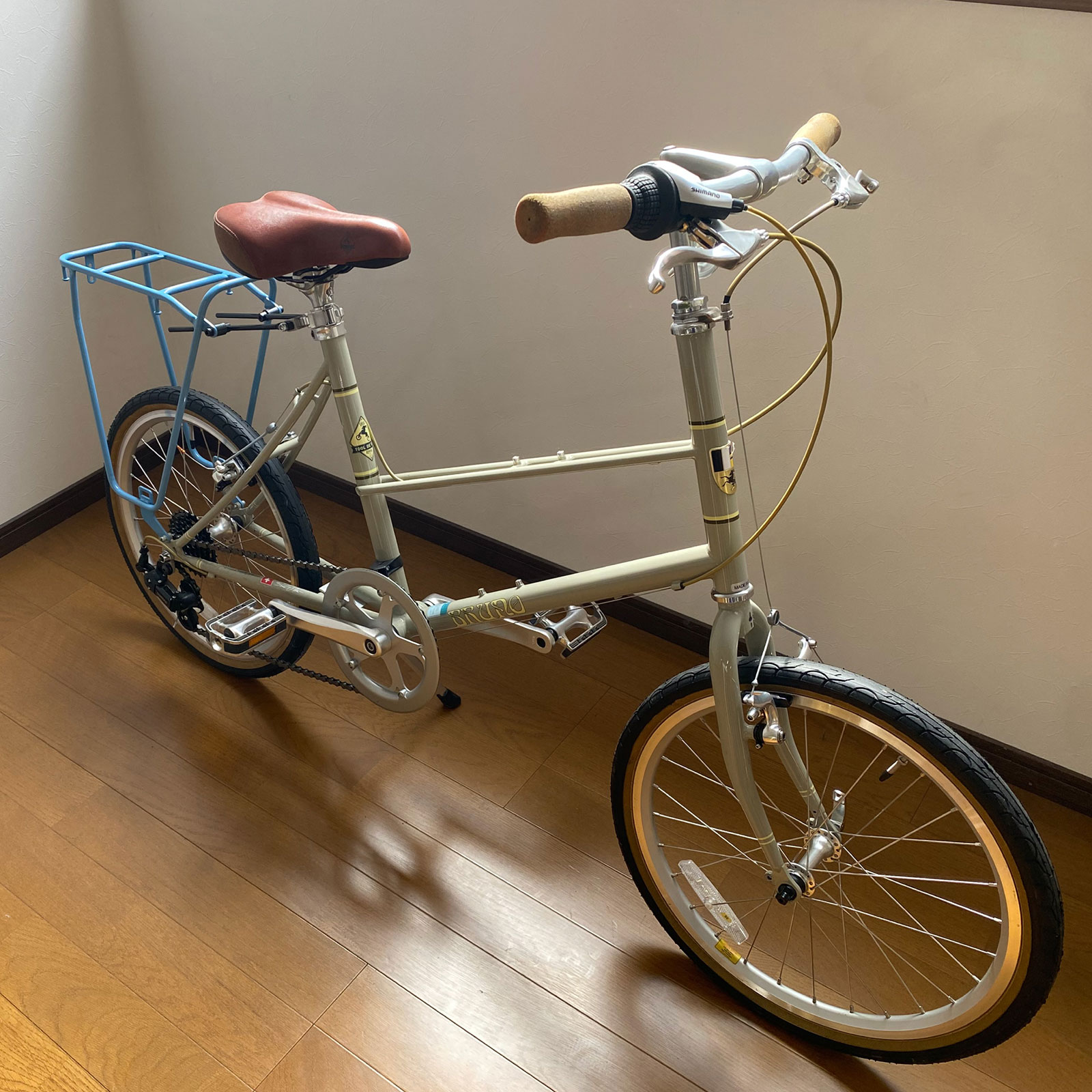 GV-R700 ブルーパール リアキャリア 鉄製 700C / 27.5インチに対応