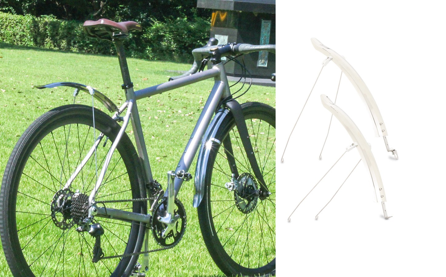 ミノウラ 自転車メンテナンス用品 130-1000-00 DYK-1FR ステンレス製フェンダー 小太刀 ショート 前後 dyk-1-ht.jpg